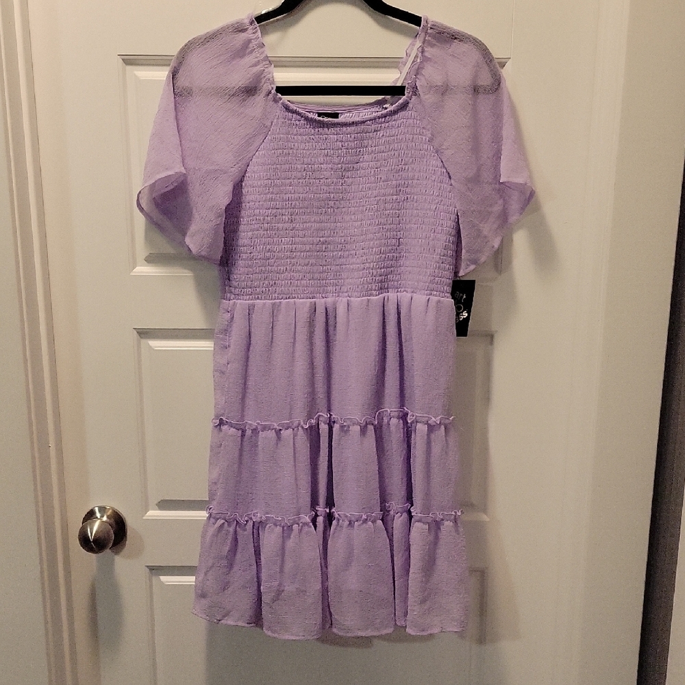 Art Class Purple Casual Dress for Effortless Style